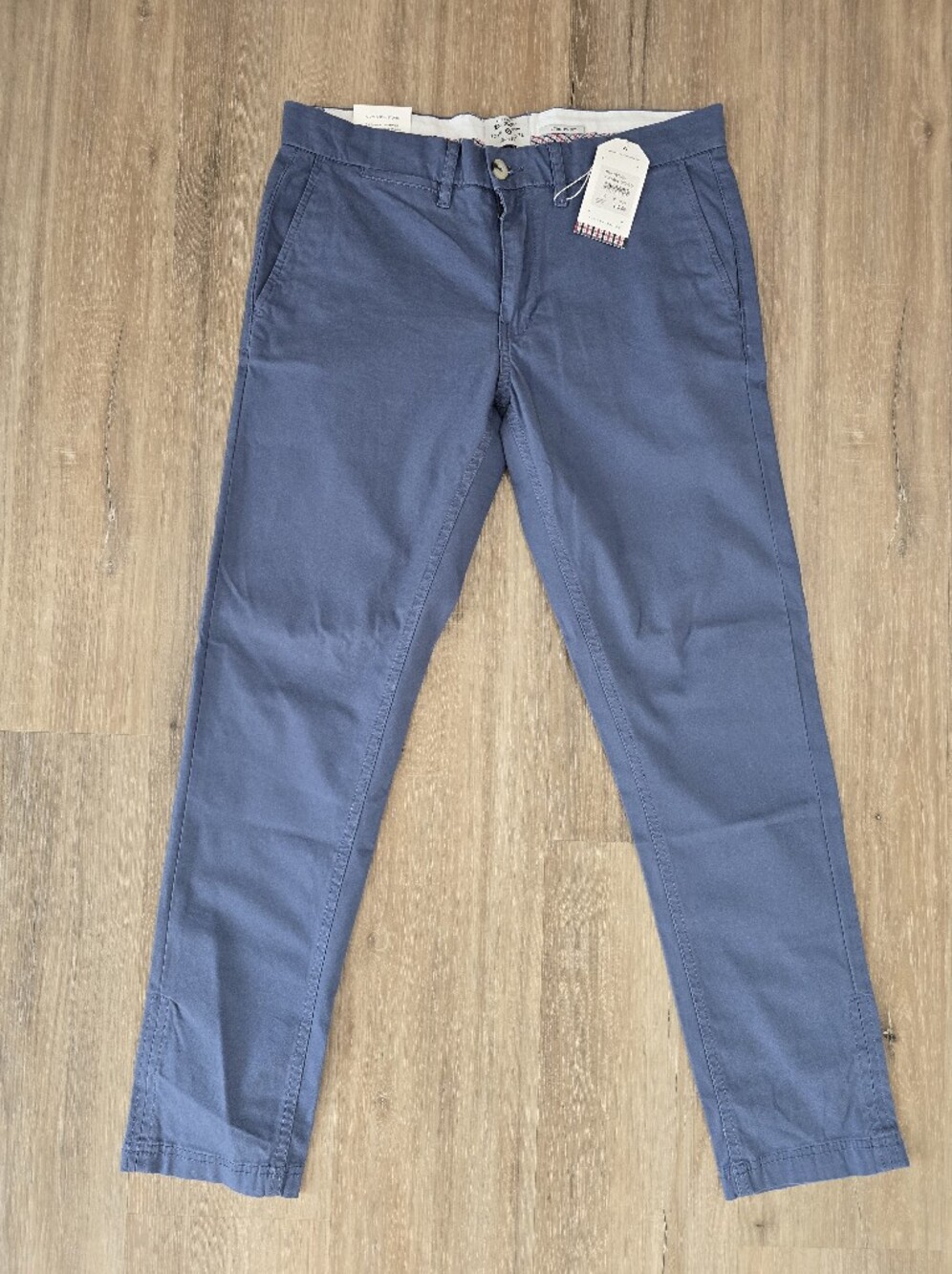 NWT - Men's Ben Sherman 30x32 Slate Blue Slim Chino Pants
